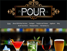 Tablet Screenshot of pourbarservices.com
